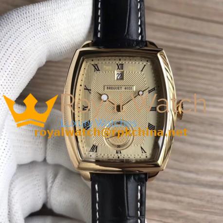 Replica Breguet Heritage Big Date 5480BA/12/996 N Yellow Gold Champagne Dial Swiss 2824-2