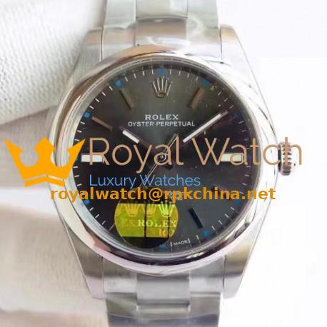 Replica Rolex Oyster Perpetual 39 114300 2018 UB Stainless Steel Anthracite Dial Swiss 2836-2