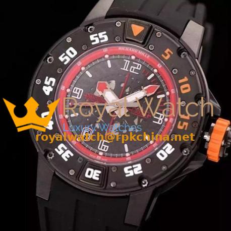 Replica Richard Mille RM028 PVD Red Dial Swiss 7751