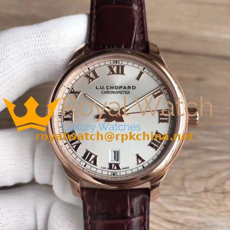 Replica Chopard L.U.C 1937 Classic 161937-5001 FK Rose Gold Silver Dial Swiss L.U.C 01.01-L