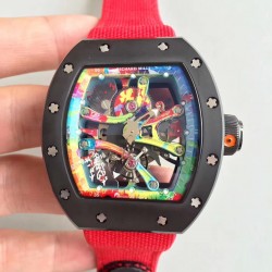 RM068-01 Tourbillon Kongo KVF Ceramic Multicolored Skeleton Dial M8215