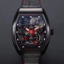 Vanguard Gravity Skeleton V 45 T GRAVITY CS SQT Noob Factory PVD Skeleton Dial M9015