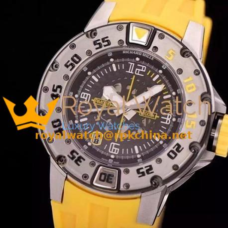 Replica Richard Mille RM028 White PVD Black Dial Swiss 7751