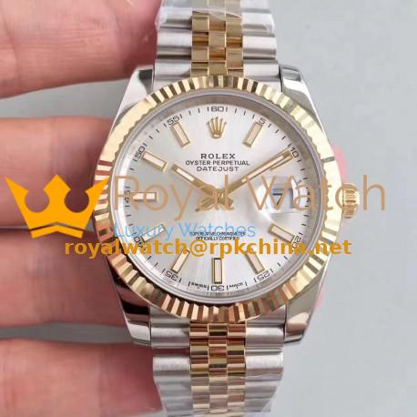 Replica Rolex Datejust II 116333 41MM EW Stainless Steel & Yellow Gold Rhodium Dial Swiss 3136