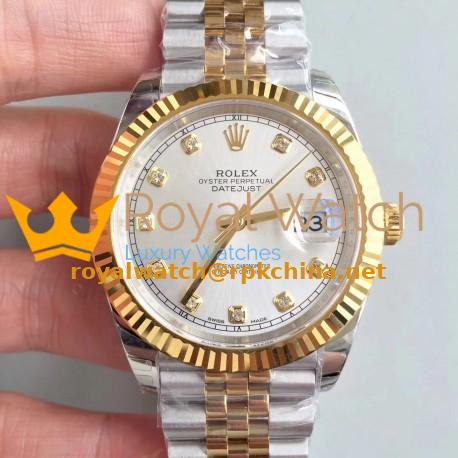 Replica Rolex Datejust II 116333 41MM EW Stainless Steel & Yellow Gold Rhodium Dial Swiss 3136