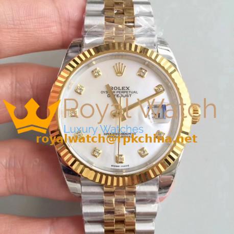 Replica Rolex Datejust II 116333 41MM EW Stainless Steel & Yellow Gold Mother Of Pearl Dial Swiss 3235
