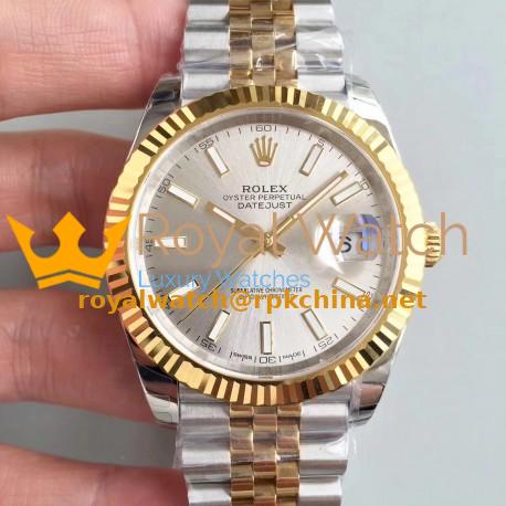 Replica Rolex Datejust II 116333 41MM EW Stainless Steel & Yellow Gold Rhodium Dial Swiss 3136