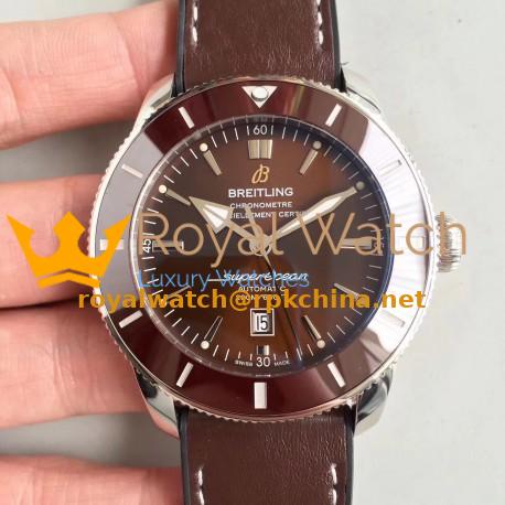 Replica Breitling Superocean Heritage II 42M AB201033/Q617/294S/A20D.2 GF Stainless Steel Chocolate Dial Swiss 2824-2