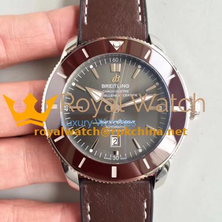 Replica Breitling Superocean Heritage II 42M AB201033/Q617/294S/A20D.2 GF Stainless Steel Anthracite Dial Swiss 2824-2