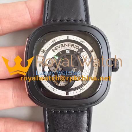 Replica SevenFriday SF/P3 N PVD White Dial Miyota 82S7