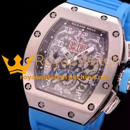 Replica Richard Mille RM011-FM Felipe Massa Chronograph Titanium Black Dial Swiss 7750