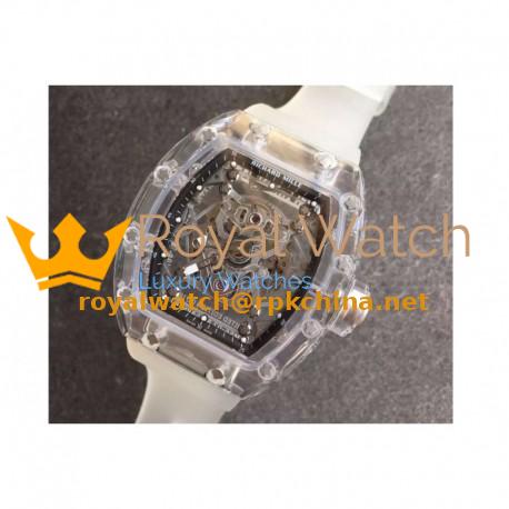 Replica Richard Mille RM056-02 Shappire Black & Skeleton Dial M9015