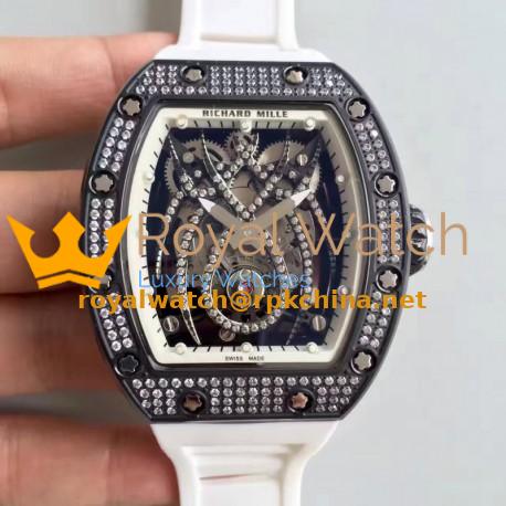 Replica Richard Mille 19-01 SF PVD & Diamond Diamond Spyder Dial M6T51