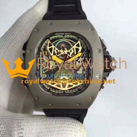 Replica Richard Mille RM50-02 ACJ KV PVD Skeleton Dial M6T51