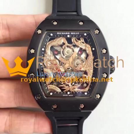 Replica Richard Mille RM57-01 Jackie Chan PVD Rose Gold Dial Dial M9015