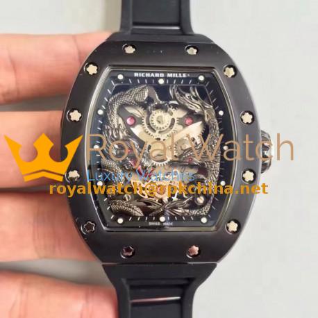 Replica Richard Mille RM57-01 Jackie Chan PVD Black Dial Dial M9015
