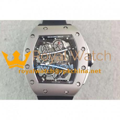 Replica Richard Mille RM61 Titanium Black Skeleton Dial M9015