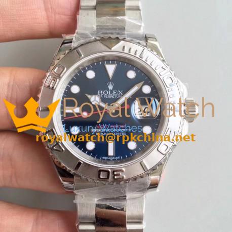 Replica Rolex Yacht-Master 40 116622 JF Stainless Steel Blue Dial Swiss 3135