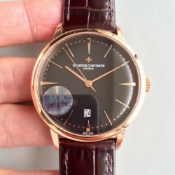 Patrimony 85180/000R-9166 MKF RG Black Dial Swiss 2450 Q6