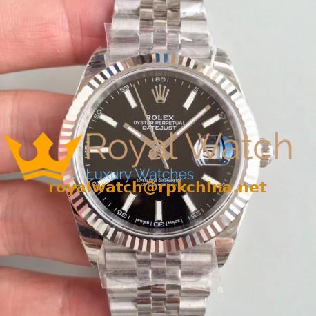 Replica Rolex Datejust II 126334 41MM EW Stainless Steel Black Dial Swiss 3235