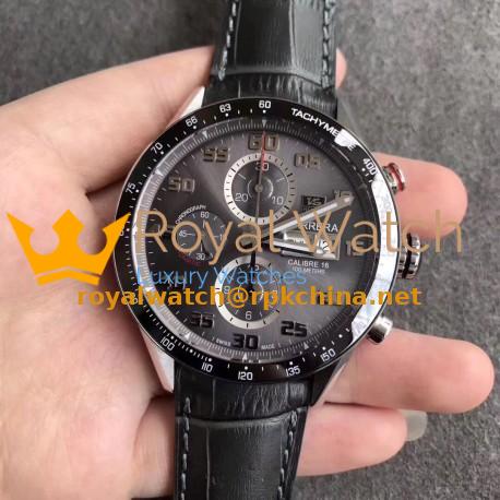 Replica Tag Heuer Carrera Calibre 1887 Day-Date 43MM HBB V6 Stainless Steel Anthracite Dial Swiss Calibre 1887
