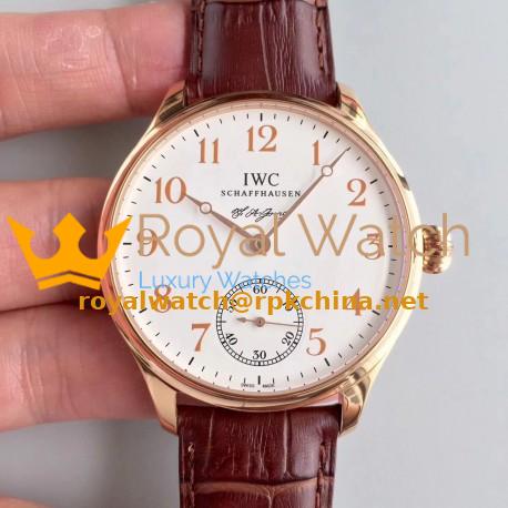 Replica IWC Portugieser F.A Jones Limited Edition IW544201 GS Rose Gold White Dial Swiss 98290