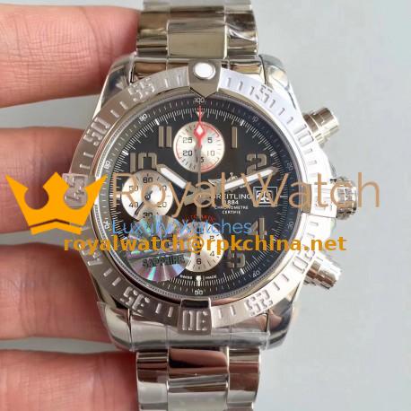Replica Breitling Avenger II Automatic Chronograph A1338111/F564SS GF Stainless Steel Brown Dial Swiss 7750