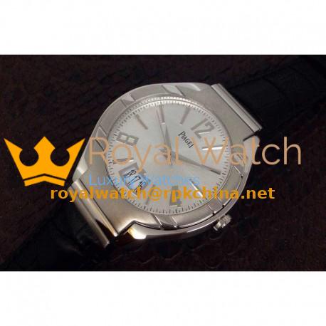 Replica Piaget Polo Stainless Steel Silver Dial M9015