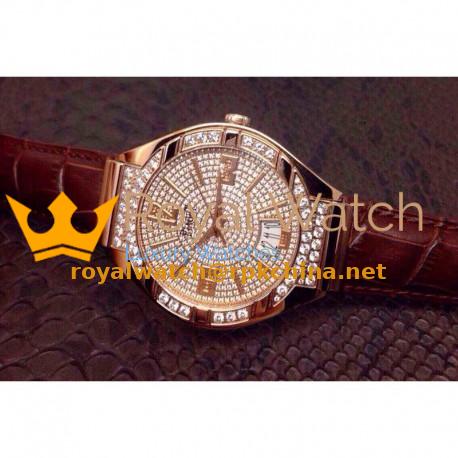 Replica Piaget Polo Rose Gold & Diamonds Diamonds Dial M9015