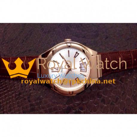 Replica Piaget Polo Rose Gold Silver Dial M9015