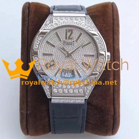 Replica Piaget Polo MK Stainless Steel & Diamonds Diamond Dial Swiss 800P