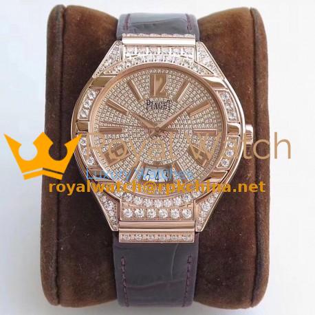 Replica Piaget Polo MK Rose Gold & Diamonds Diamond Dial Swiss 800P