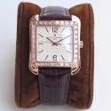Replica Vacheron Constantin Historiques Toledo 1951 86300/000R-9826 GS Rose Gold & Diamonds White Dial M9015