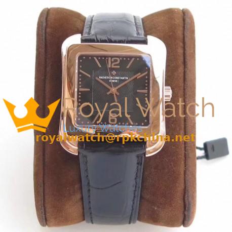 Replica Vacheron Constantin Historiques Toledo 1951 86300/000R-9826 GS Rose Gold Black Dial M9015