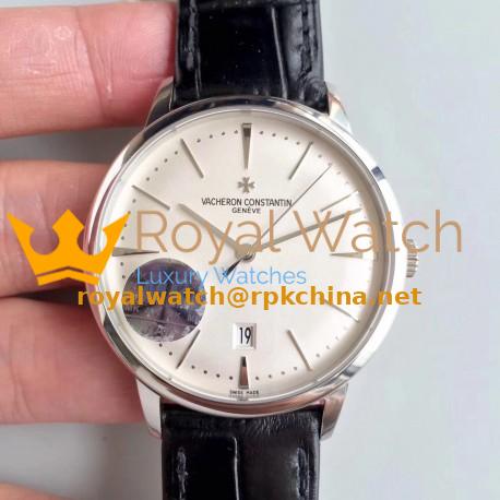 Replica Vacheron Constantin Patrimony 85180/000G-9230 MK Stainless Steel Silver Dial Swiss 2450 Q6