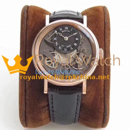 Replica Breguet Tradition 7027 7027BR/R9/9V6 N Rose Gold Grey Skeleton Dial Swiss 507DR1