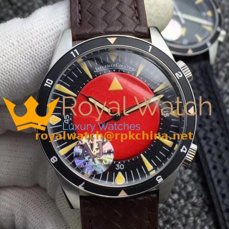 Replica Jaeger-LeCoultre Memovox Tribute to Deep Sea Special Version 2013 Q2028470 AJ Stainless Steel Red Dial M9015