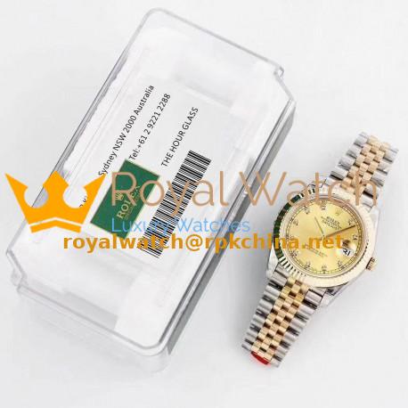 Replica Rolex Datejust II 116333 41MM GM Stainless Steel & Yellow Gold Champagne Dial Swiss 3235