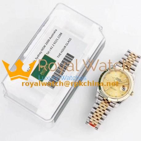 Replica Rolex Datejust II 116333 41MM GM Stainless Steel & Yellow Gold Champagne Dial Swiss 3235