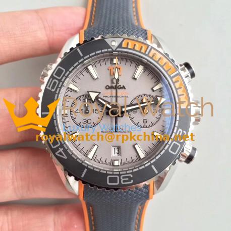 Replica Omega Seamaster Planet Ocean 600M Chronograph 215.92.46.51.99.001 OM V2 Stainless Steel Grey Dial Swiss 9900