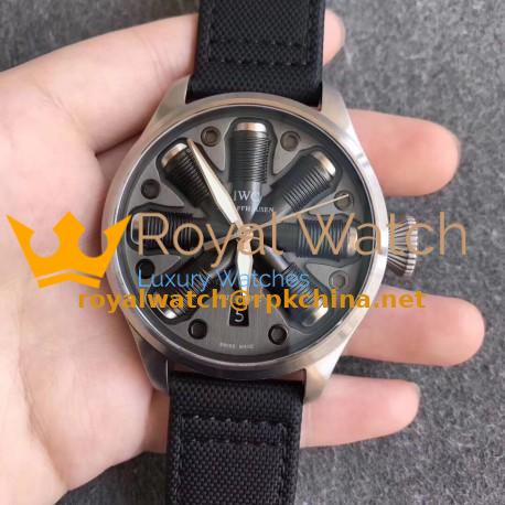 Replica IWC Big Pilot Top Gun IW Stainless Steel Nuts Dial M9015