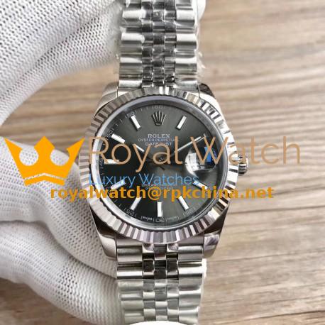 Replica Rolex Datejust II 126334 41MM RE Stainless Steel Anthracite Dial Swiss 3235