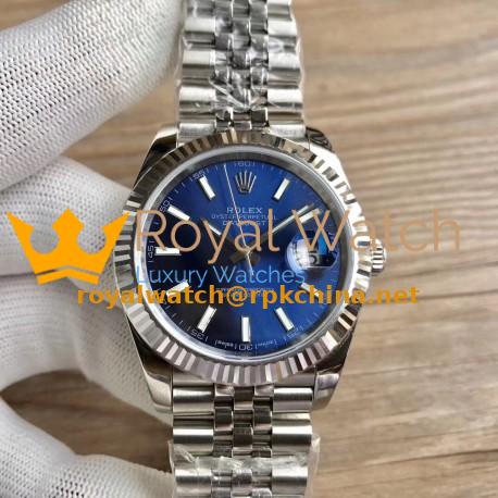 Replica Rolex Datejust II 126334 41MM RE Stainless Steel Blue Dial Swiss 3235