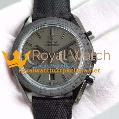 Replica Omega Speedmaster Professional Moonwatch Chronograph PVD Black Dial Swiss 9300