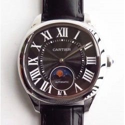 Drive Moonphase WSNM0008 Noob Factory SS Black Dial Swiss 1904-LU MC