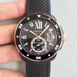 Calibre Diver W2CA0004 42mm JJF PVD Black Dial M9015