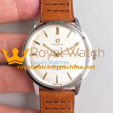 Replica Omega Seamaster 30 135.007 1962 UT Stainless Steel White Dial M8215