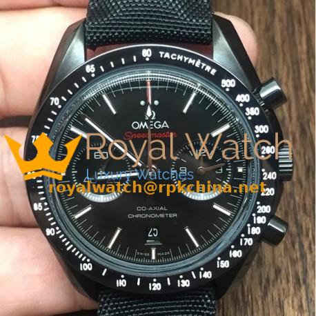 Replica Omega Speedmaster Professional Chronograph PVD Black Dial Swiss 9300