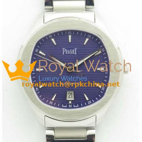 Replica Piaget Polo G0A41002 3A Stainless Steel Blue Dial Swiss 1110P