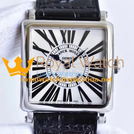 Replica Franck Muller Master Square Ladies 6002 M QZ R GF Stainless Steel White Dial Swiss Quartz
